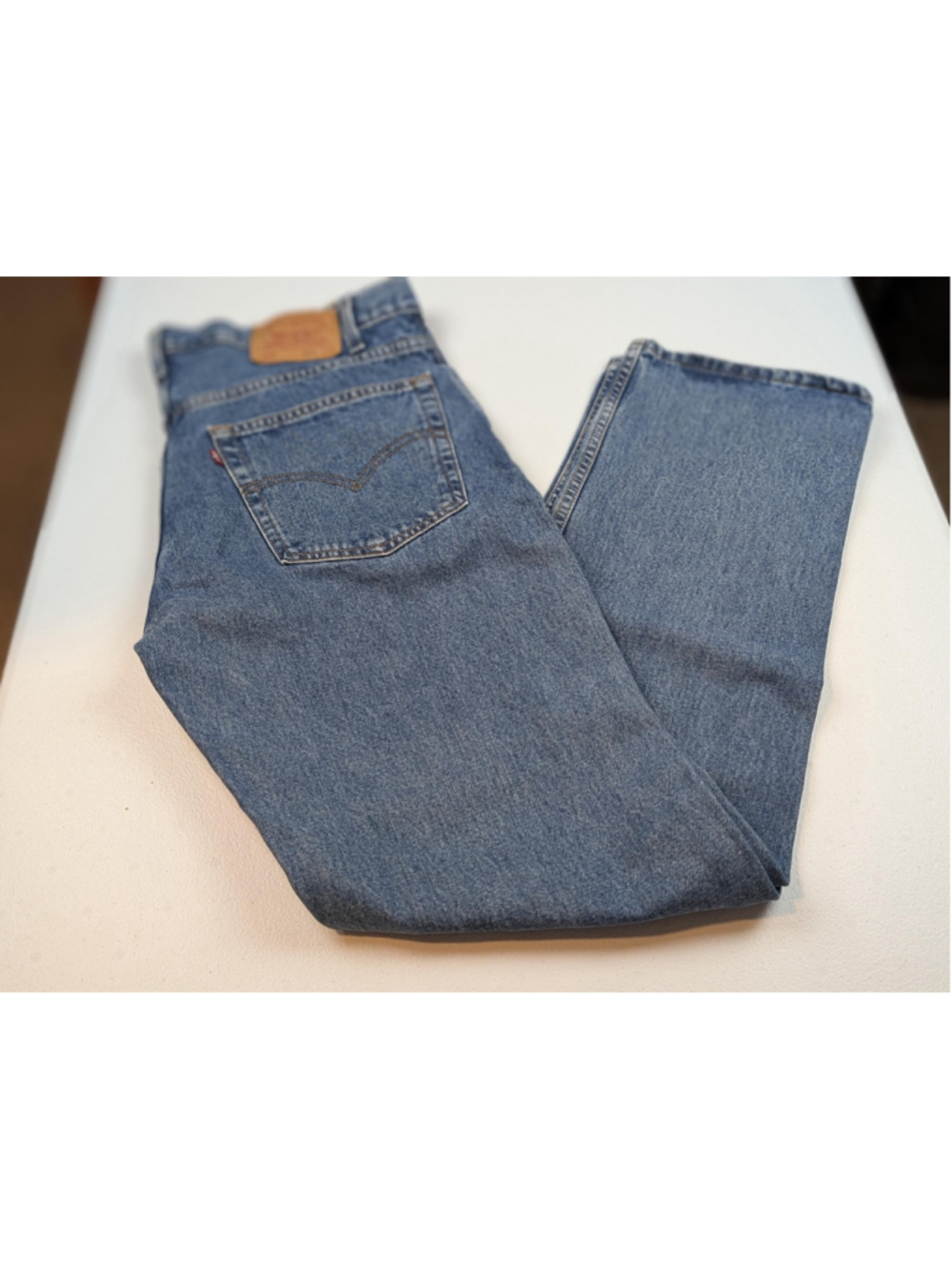 Vintage 1999 Levi's 505 Jeans 38x34 Red Tab Made in Colombia Straight Leg Li